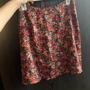 Vintage Floral Mini Skirt